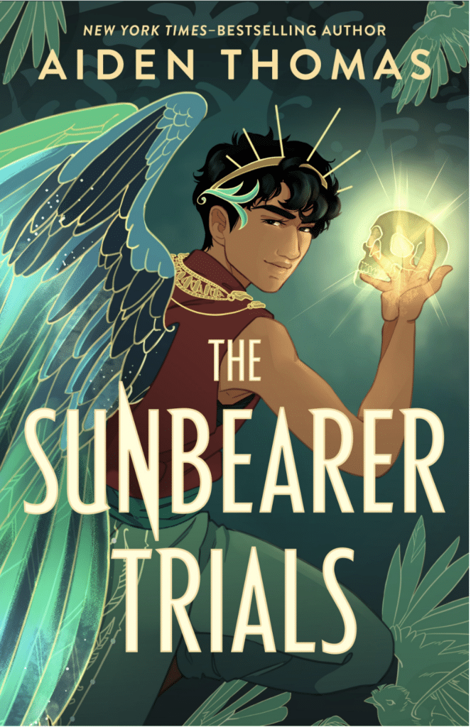 The cover of The Sunbearer Trials by Aiden Thomas.
